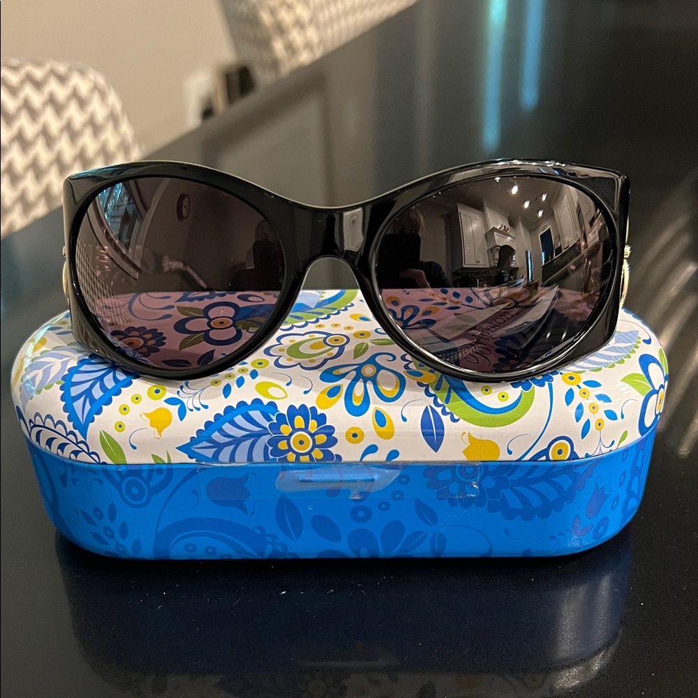 Brighton Sea Of Love Handmade Black Frame Sunglasses